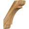 Ekena Millwork 6"W x 20"D x 24"H Olympic Rough Sawn Knee Brace, Western Red Cedar BRC06X20X24OLY00RWR - alternate 1